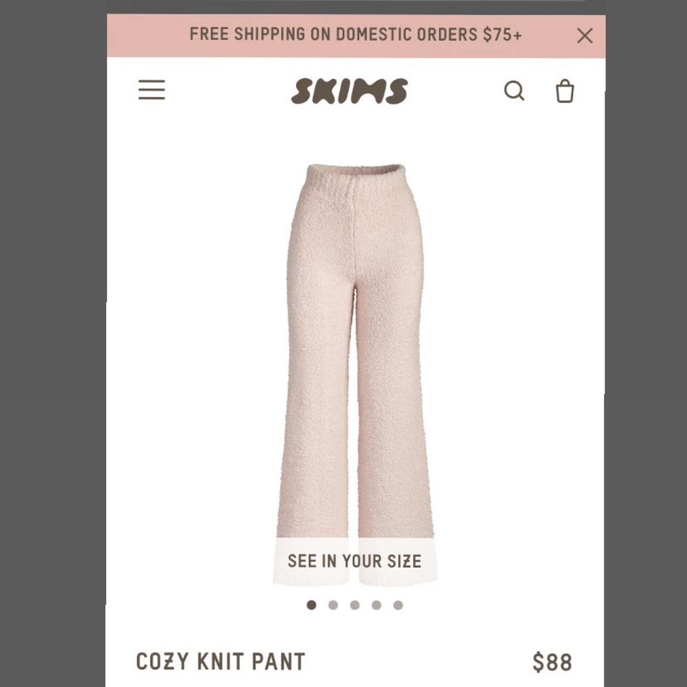 Cozy Knit Pants Skims